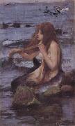 John William Waterhouse, Sketch for A Mermaid